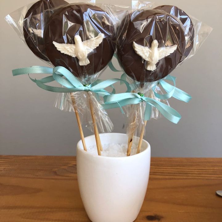 Pão de mel personalizado: batizado