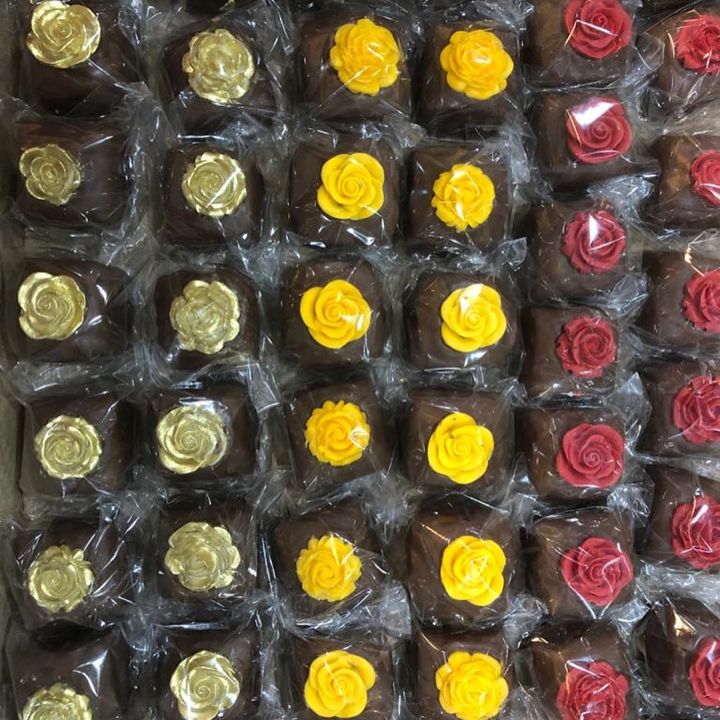 Pão de mel personalizado: flores